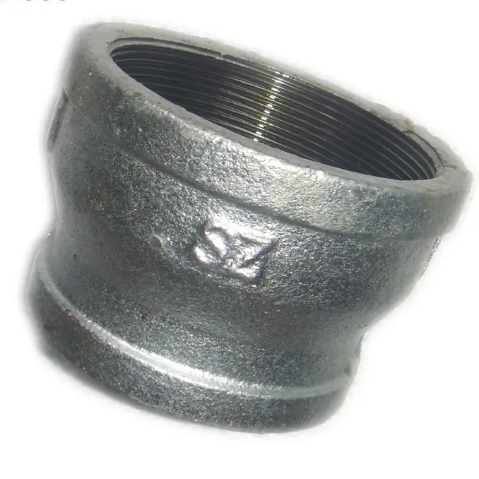 Galvanized malleable iron reducing socket